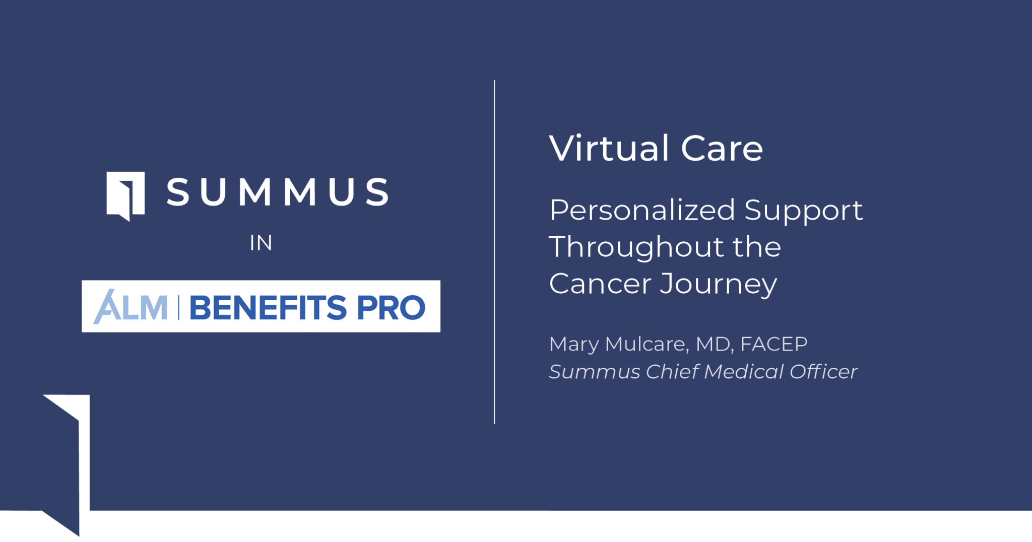 Virtual Care Personalized Support Throughout the Cancer Journey Summus