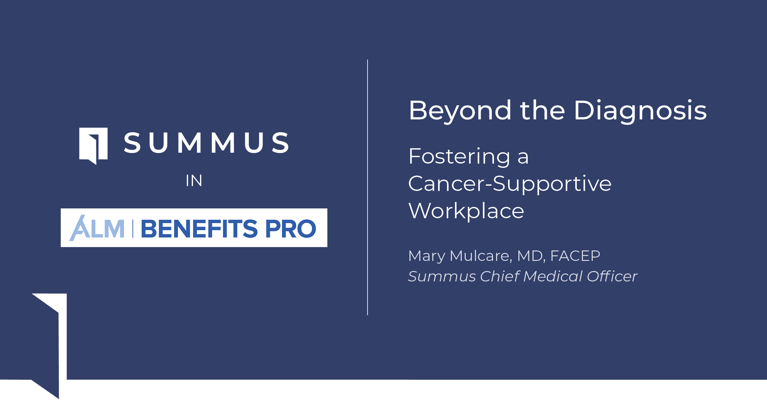 Mary Mulcare BenefitsPro article, Cancer-supportive workplace