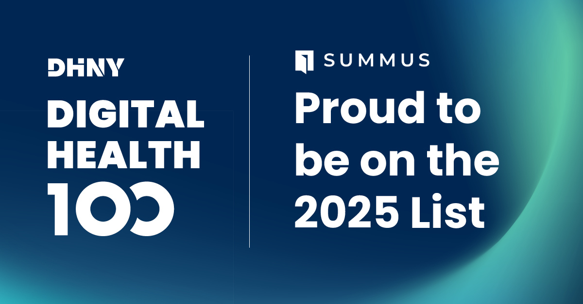 Summus named 2025 DHNY Digital Health 100