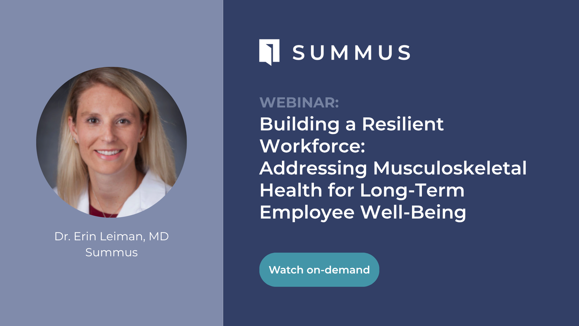 MSK Webinar